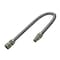Flextron Gas Line Hose 1/2'' O.D.x24'' Length 3/8" FIPx1/2" MIP Fittings, Stainless Steel Flexible Connector FTGC-SS38-24J - alternate 1